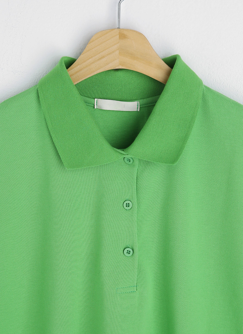 サイドスリットポロカラーTシャツ・全4色 | DHOLIC | 詳細画像31