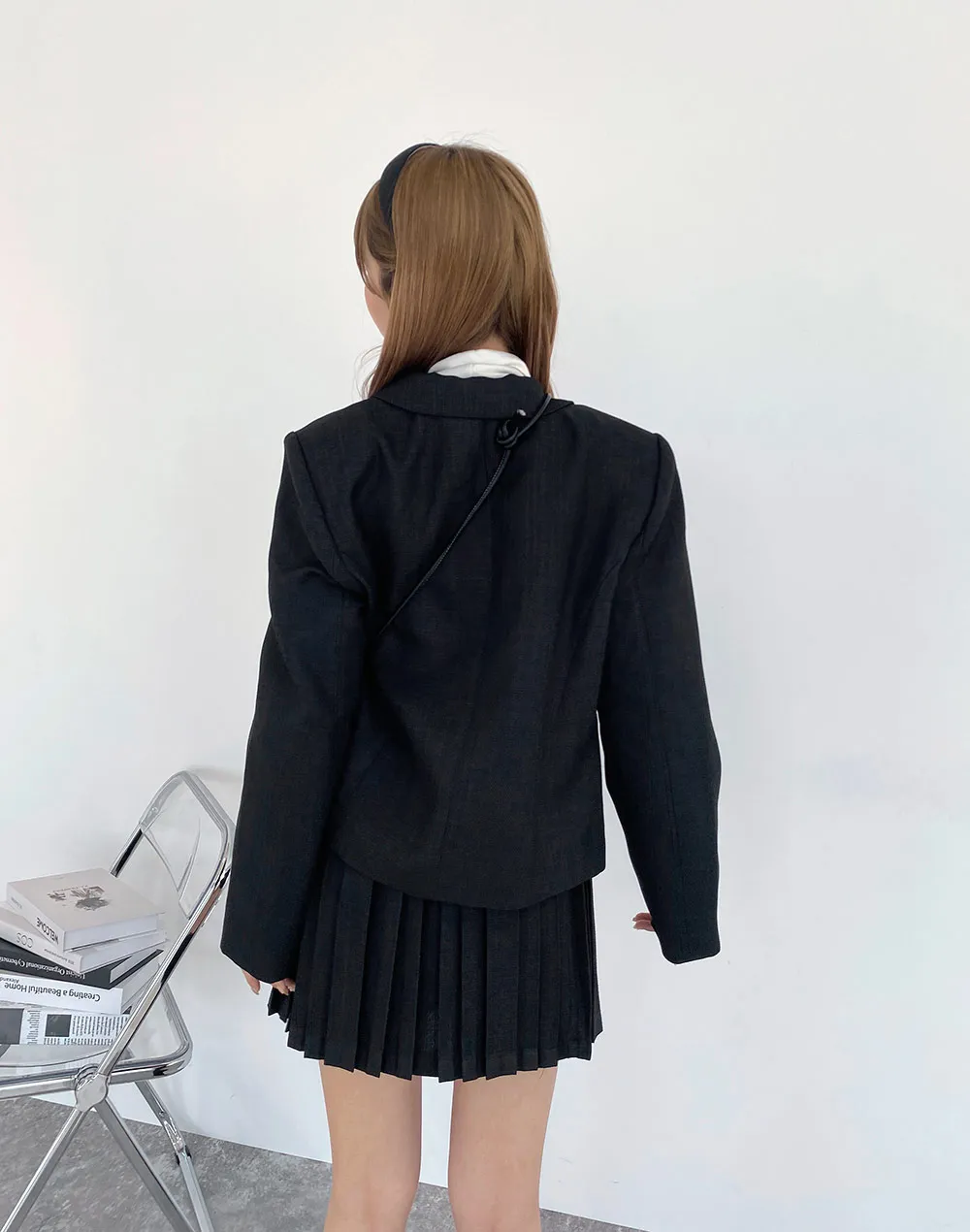 セットアップ ジャケット＋プリーツスカート | レディースファッション 