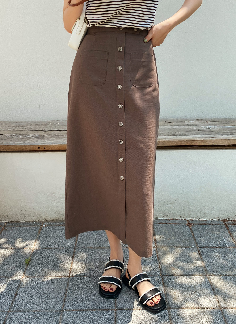 ボタンポケットスカート・全4色 | DHOLIC | 詳細画像14