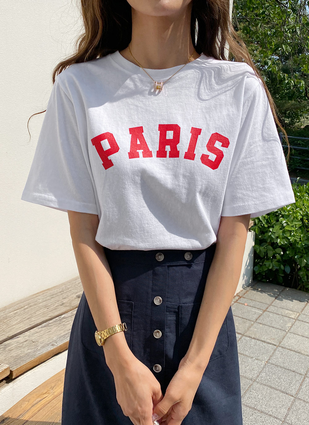 PARISロゴTシャツ・全3色 | DHOLIC | 詳細画像15