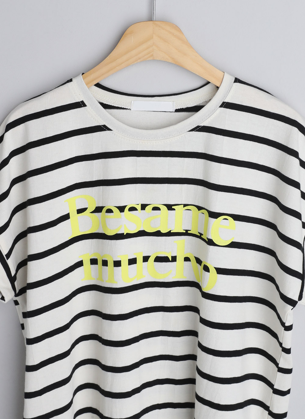 ボーダーレタリングフレンチスリーブTシャツ・全2色 | DHOLIC PLUS | 詳細画像20
