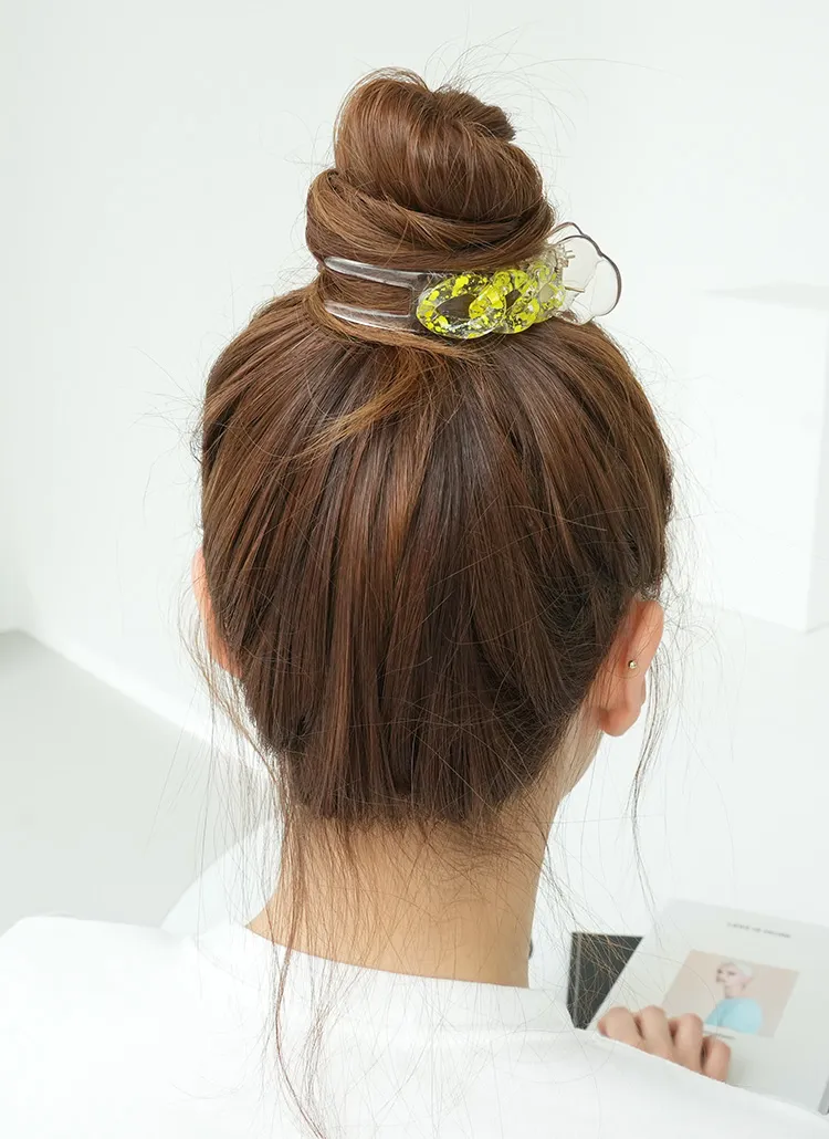 クリアツイストヘアクリップ | soo&soo | 詳細画像1