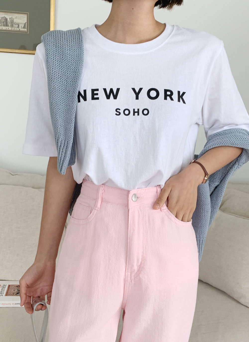 NEW YORK半袖Tシャツ・全4色 | レディースファッション通販 - DHOLIC