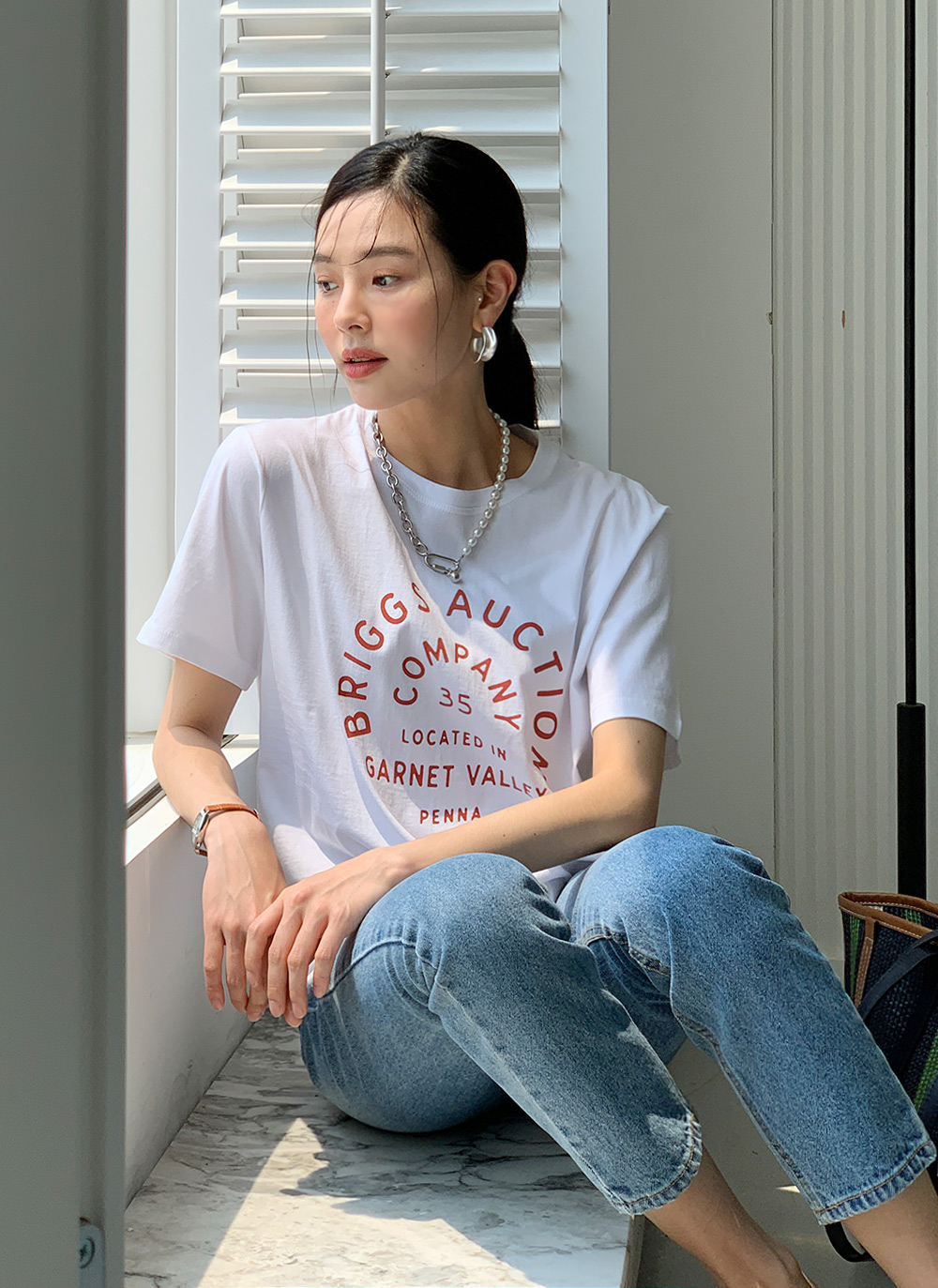 レタリングカラーTシャツ・全3色 | レディースファッション通販 - DHOLIC