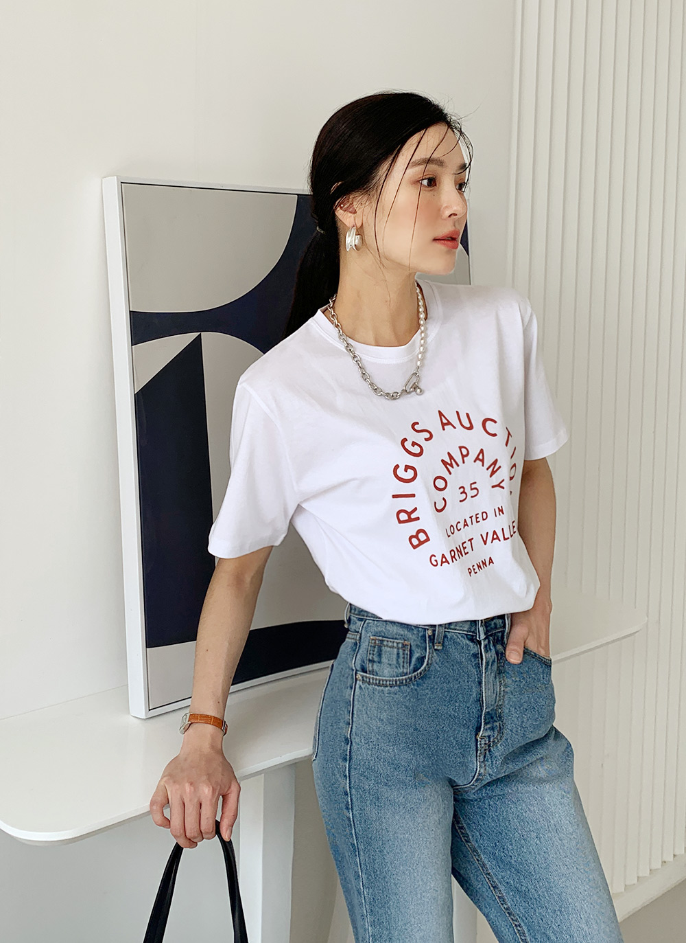 レタリングカラーTシャツ・全3色 | レディースファッション通販 - DHOLIC