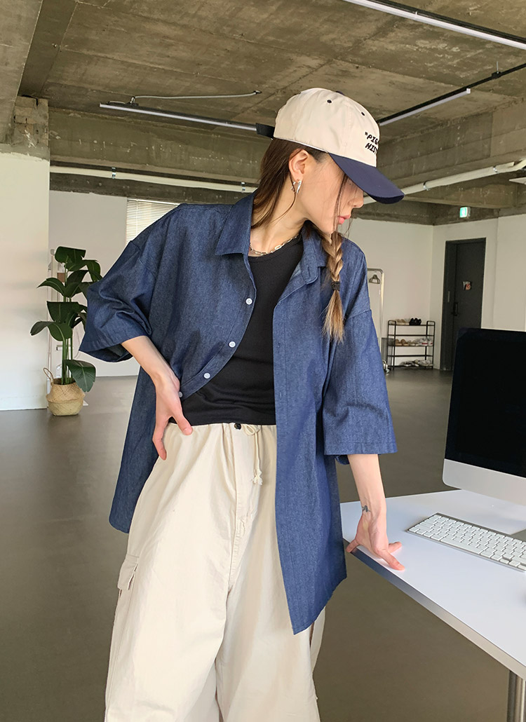 デニムシャツ オーバーサイズ OVERSIZED DENIM SHIRT オーバーサイズデニムシャツ｜COS コス
