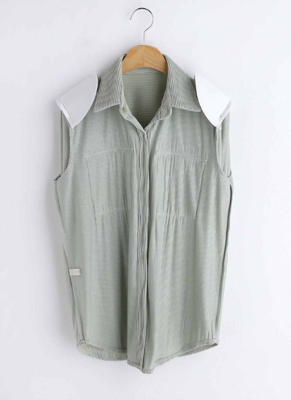 プリーツポケットシャツ&ワイドスラックスSET・全3色 | DHOLIC PLUS | 詳細画像28