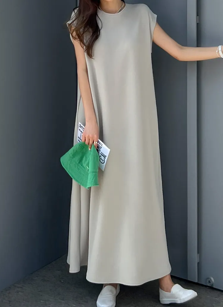 ノースリーブロングワンピース | レディースファッション通販 - DHOLIC 