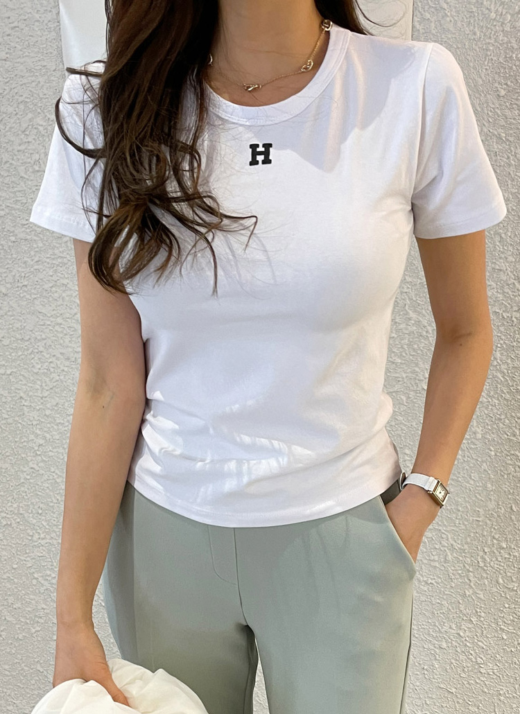 アルファベットポイントtシャツ P トップス 半袖tシャツ レディースファッション通販 Dholic ディーホリック