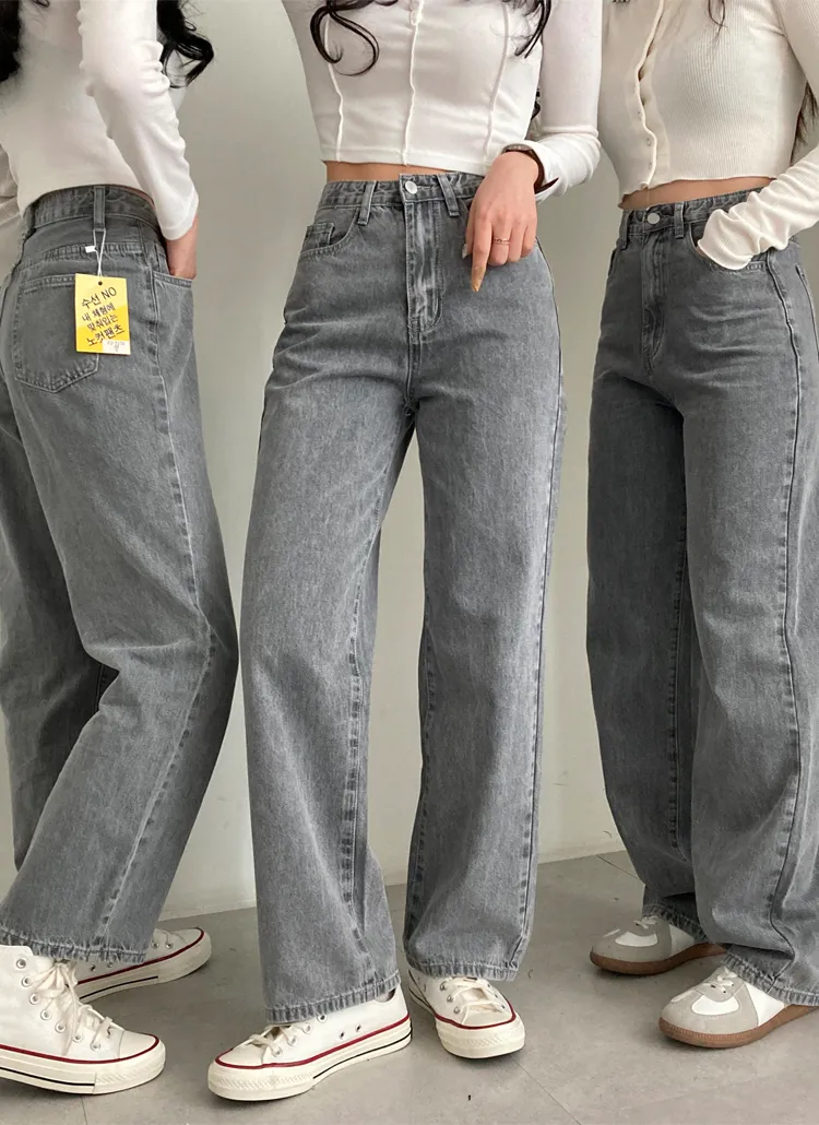 3TYPEワイドグレーデニムパンツ | レディースファッション通販 - DHOLIC