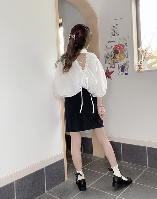 Back frilled blouse（ブラウス/ブラウス）| _mina37stagram_ | 東京ガールズマーケット
