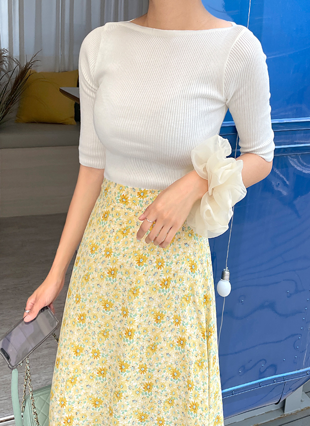 2TYPEボートネックニット・全3色 | DHOLIC | 詳細画像9