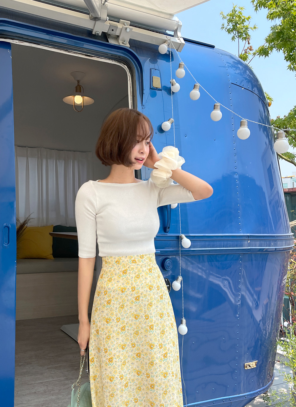 2TYPEボートネックニット・全3色 | DHOLIC | 詳細画像10