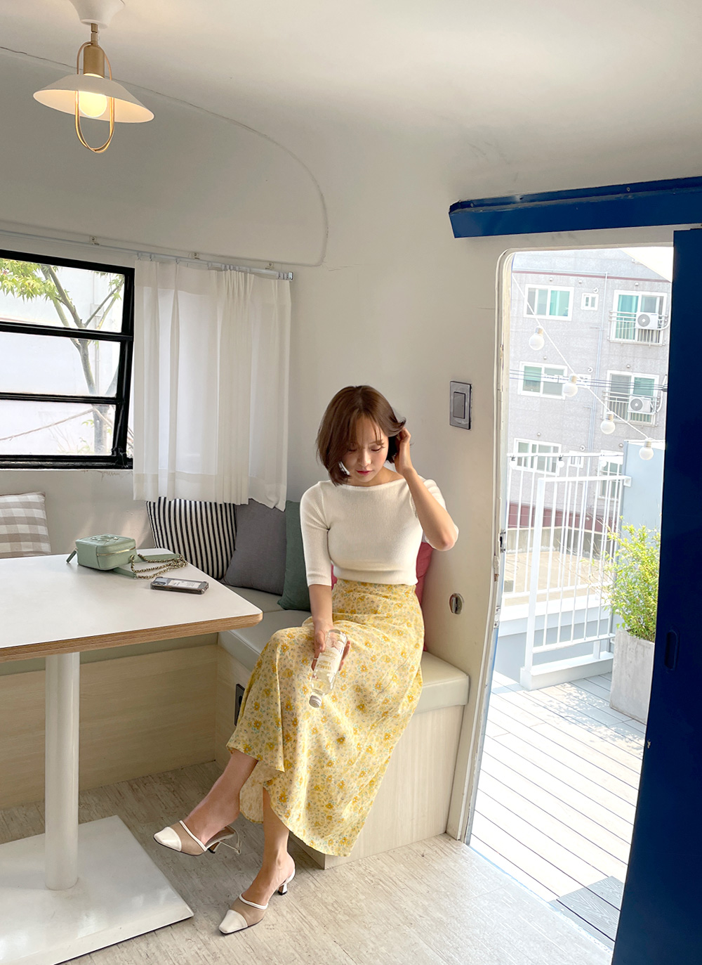 2TYPEボートネックニット・全3色 | DHOLIC | 詳細画像12