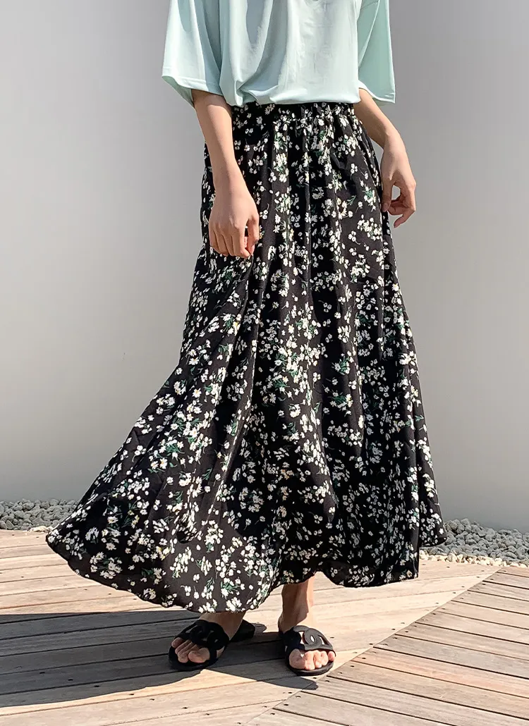 花柄ロングスカート | レディースファッション通販 - DHOLIC 