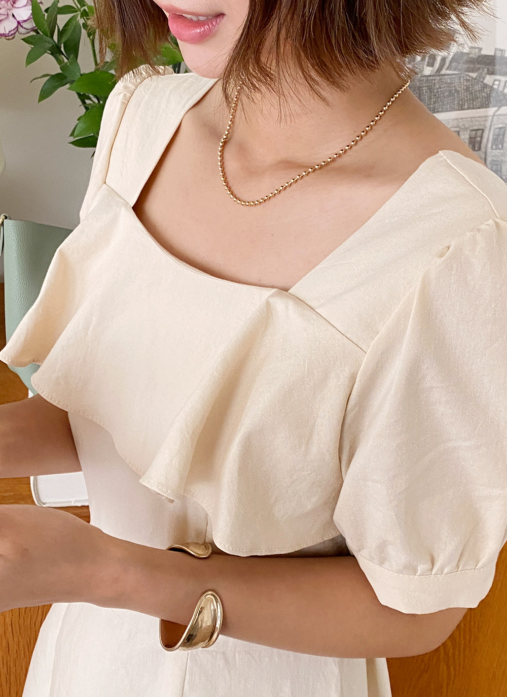 サークルペンダント&ボールチェーンネックレス2SET・全2色 | DHOLIC | 詳細画像24