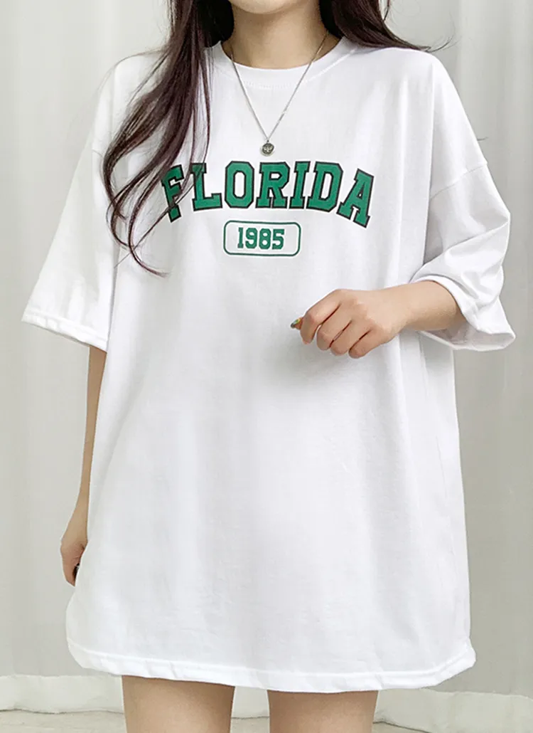 FLORIDAレタリングTシャツ | bullang girls | 詳細画像1