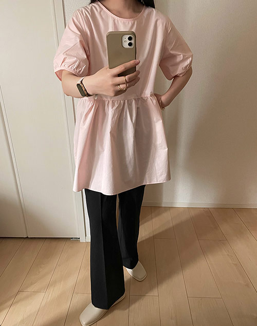 peplum flare blouse（ブラウス/ブラウス）| hnnhim_ | 東京ガールズマーケット