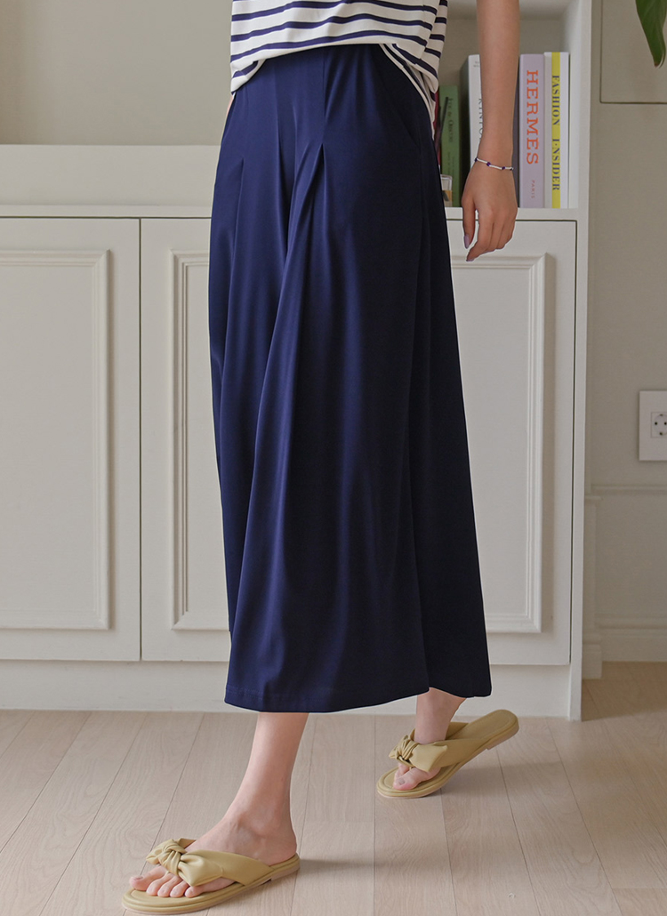 ウエストゴムタックフレアスカート風パンツ P3819 パンツ フレアパンツ レディースファッション通販 Dholic ディーホリック