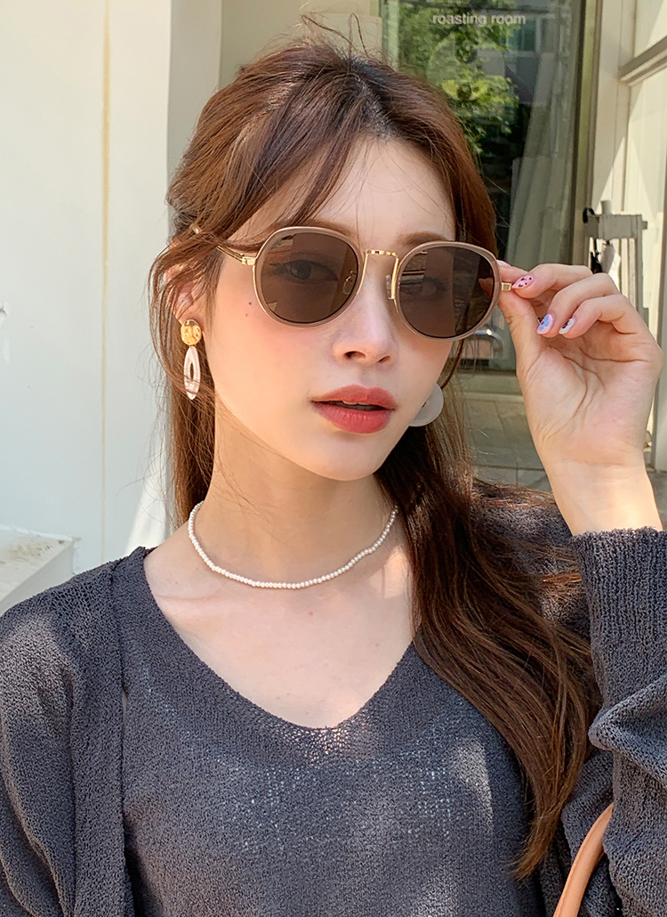 Uv400ラウンドサングラス 全4色 D727 アイウェア サングラス レディースファッション通販 Dholic ディーホリック