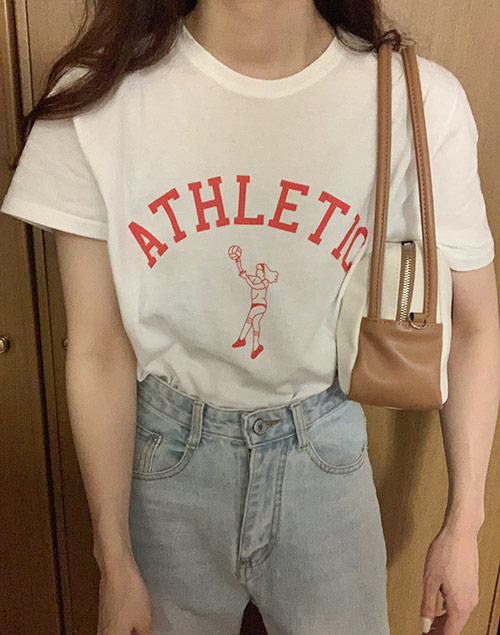 ATHLETIC print  T-shirts（トップス/Tシャツ）| maikooe | 東京ガールズマーケット