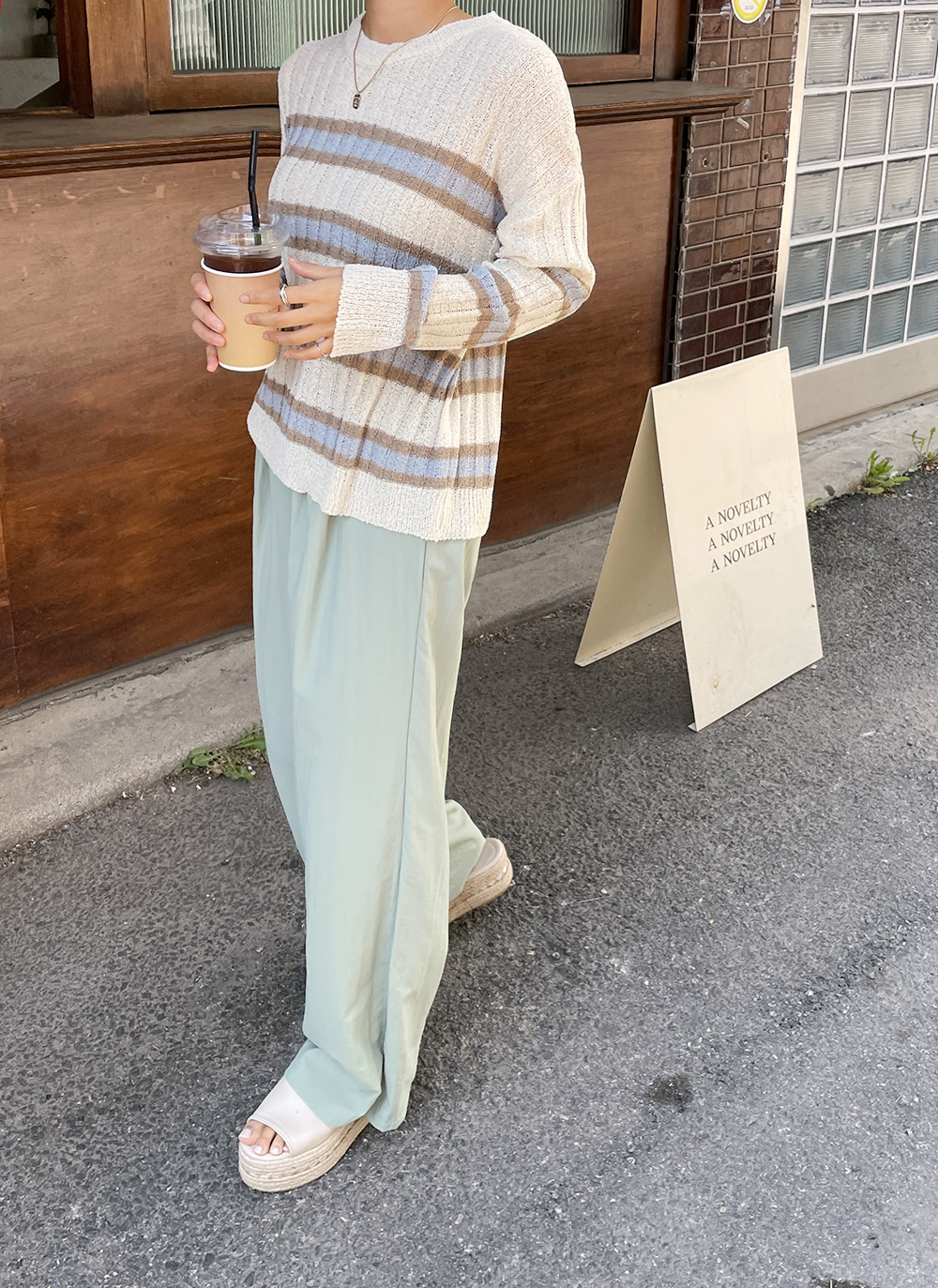 ナイロンストレートパンツ・全4色 | レディースファッション通販 - DHOLIC