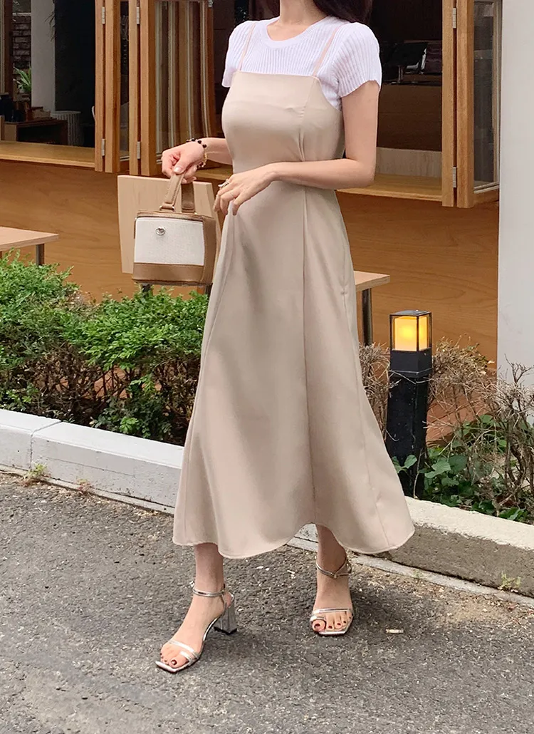 リボンマーメイドキャミワンピース | DHOLIC | 詳細画像1