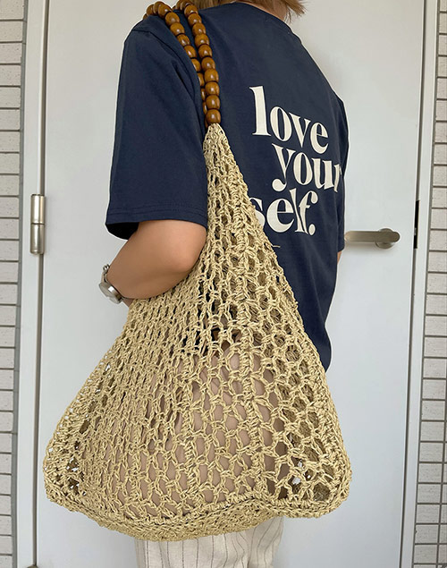 Paper yarn mesh bag（バッグ/バッグ）| asmaahina | 東京ガールズマーケット