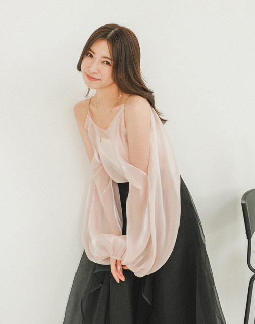 shoulder cut sheer blouse（ブラウス/ブラウス）| _yoshida_akari | 東京ガールズマーケット