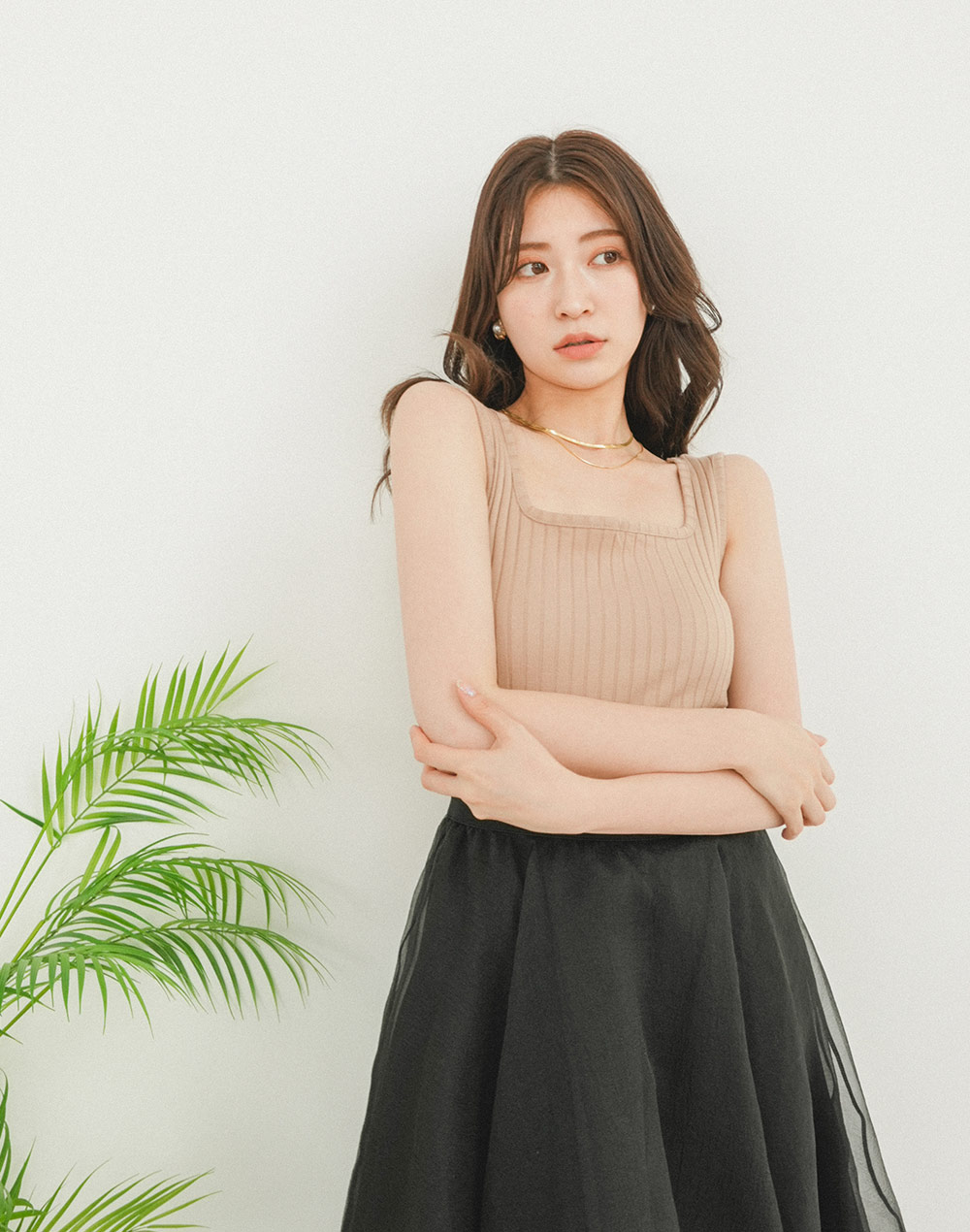 square neck sleeveless | 詳細画像2