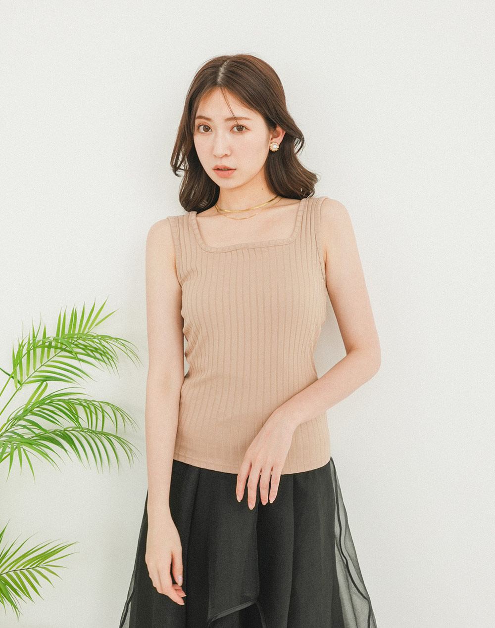 square neck sleeveless | 詳細画像4