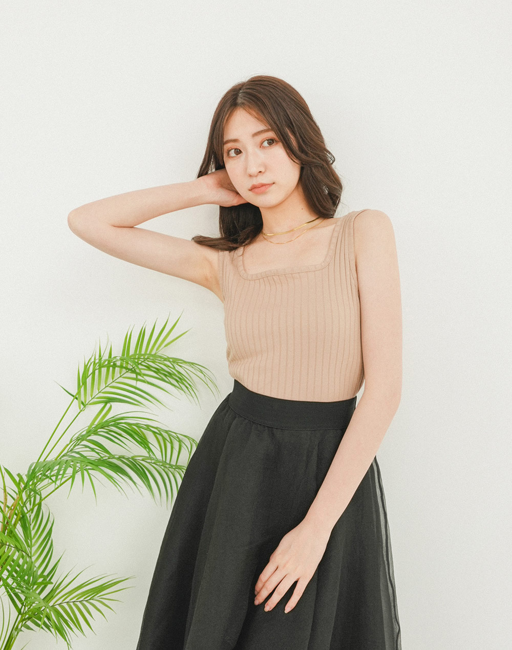 square neck sleeveless | 詳細画像5