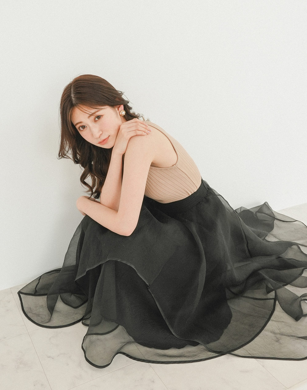 square neck sleeveless | 詳細画像9