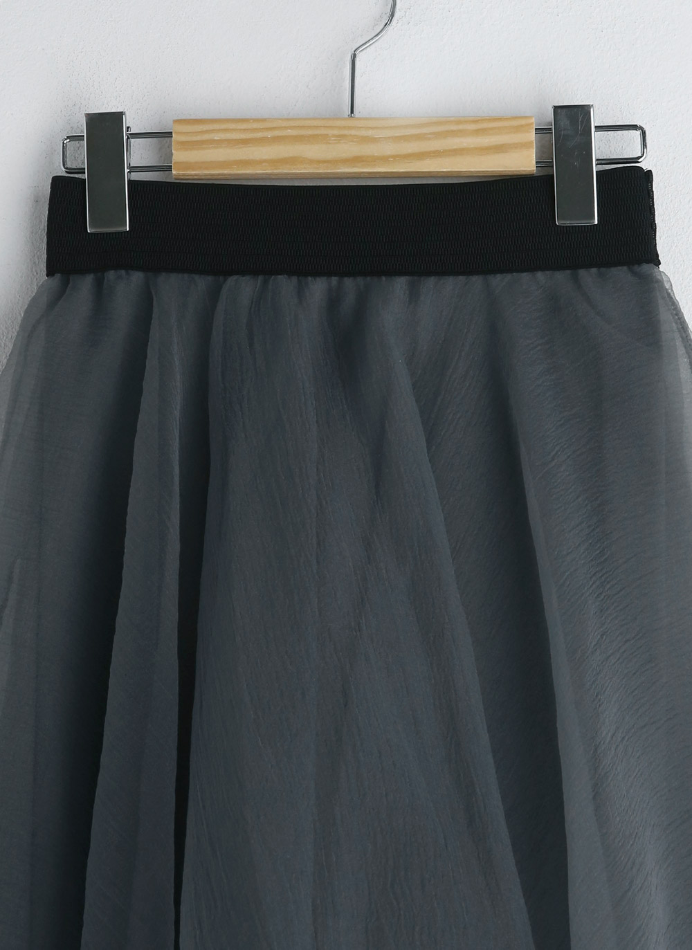 unbalanced layered sheer skirt | 詳細画像28