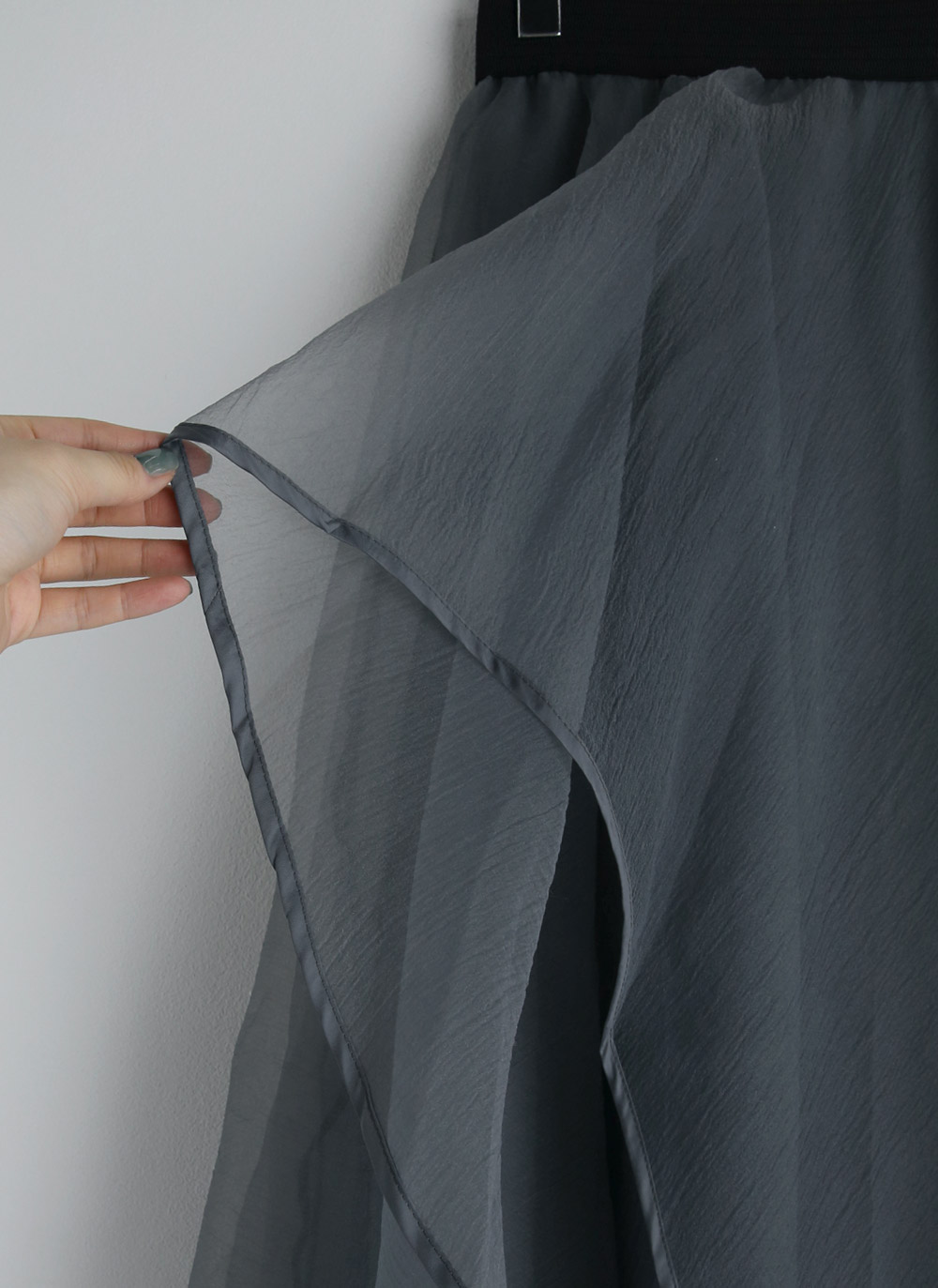 unbalanced layered sheer skirt | 詳細画像29