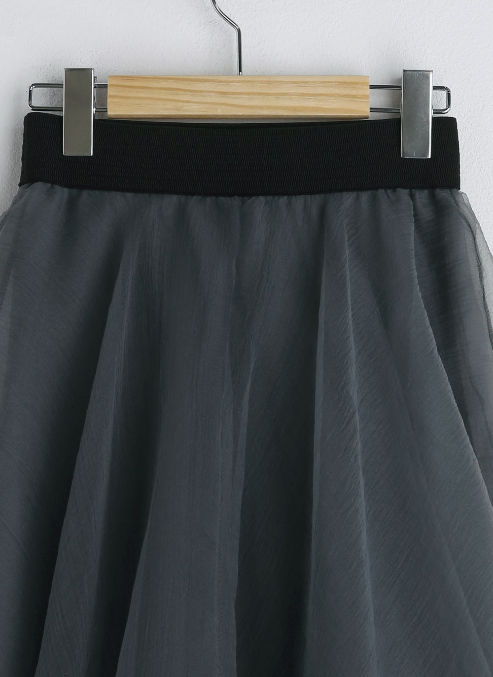 unbalanced layered sheer skirt | 詳細画像32