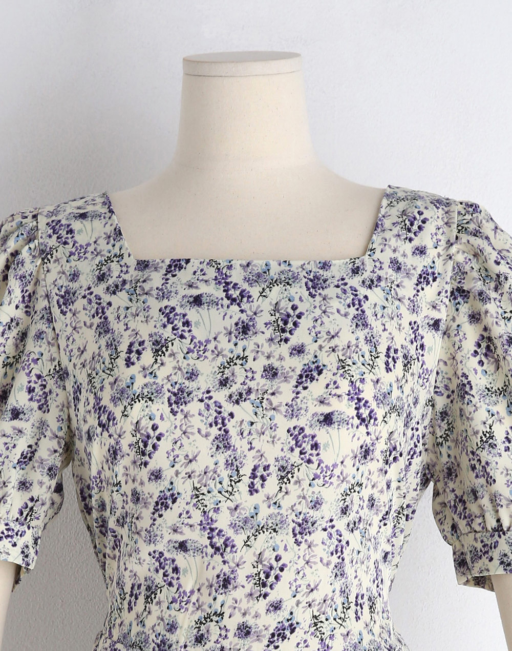square neck floral onepiece | 詳細画像17
