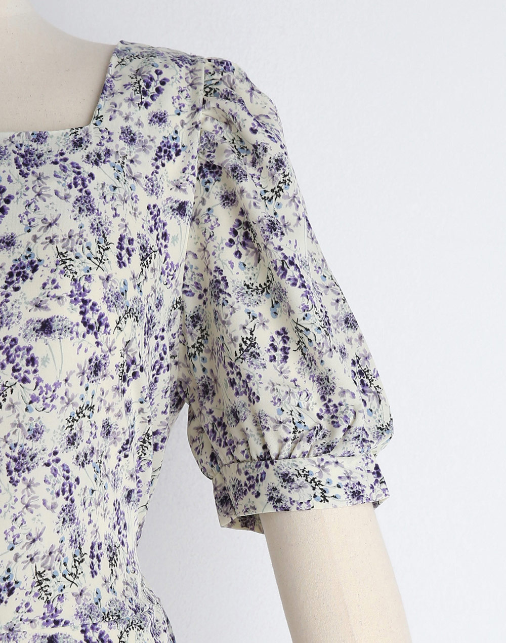 square neck floral onepiece | 詳細画像18