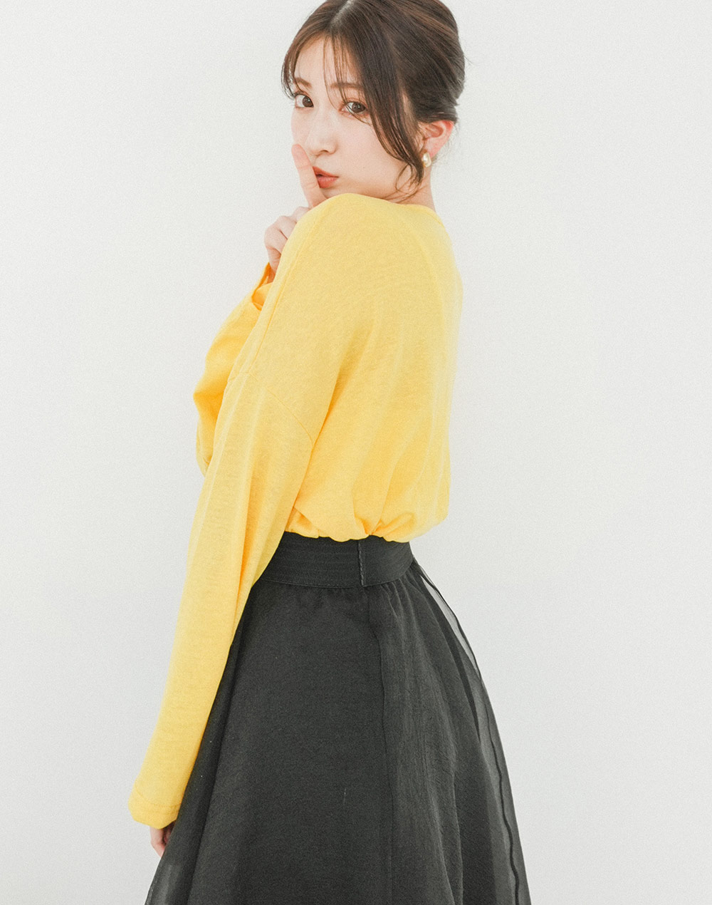 simple linen T-shirt | 詳細画像9