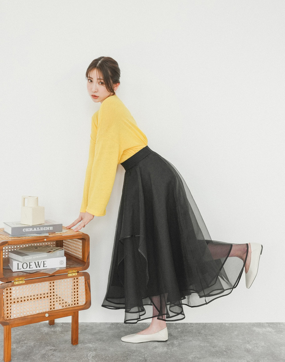 simple linen T-shirt | 詳細画像10