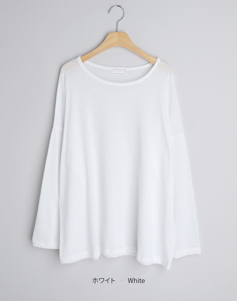 simple linen T-shirt | 詳細画像18