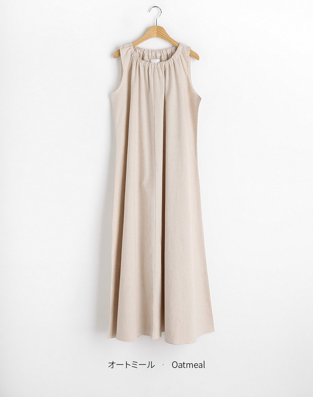 shirring neck sleevelessonepiece | 詳細画像19