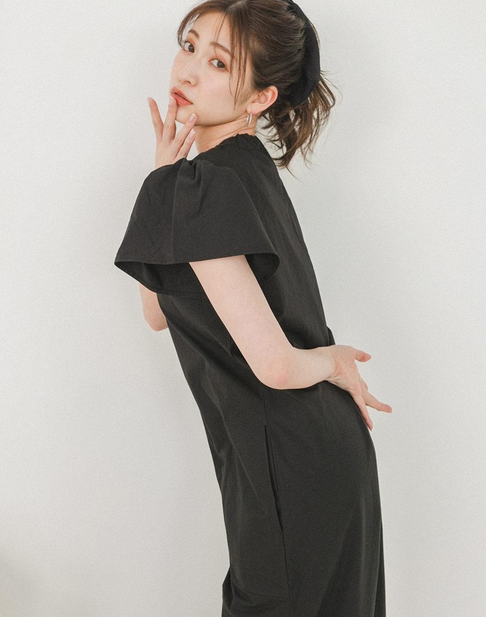 frill sleeve jumpsuits | 詳細画像5