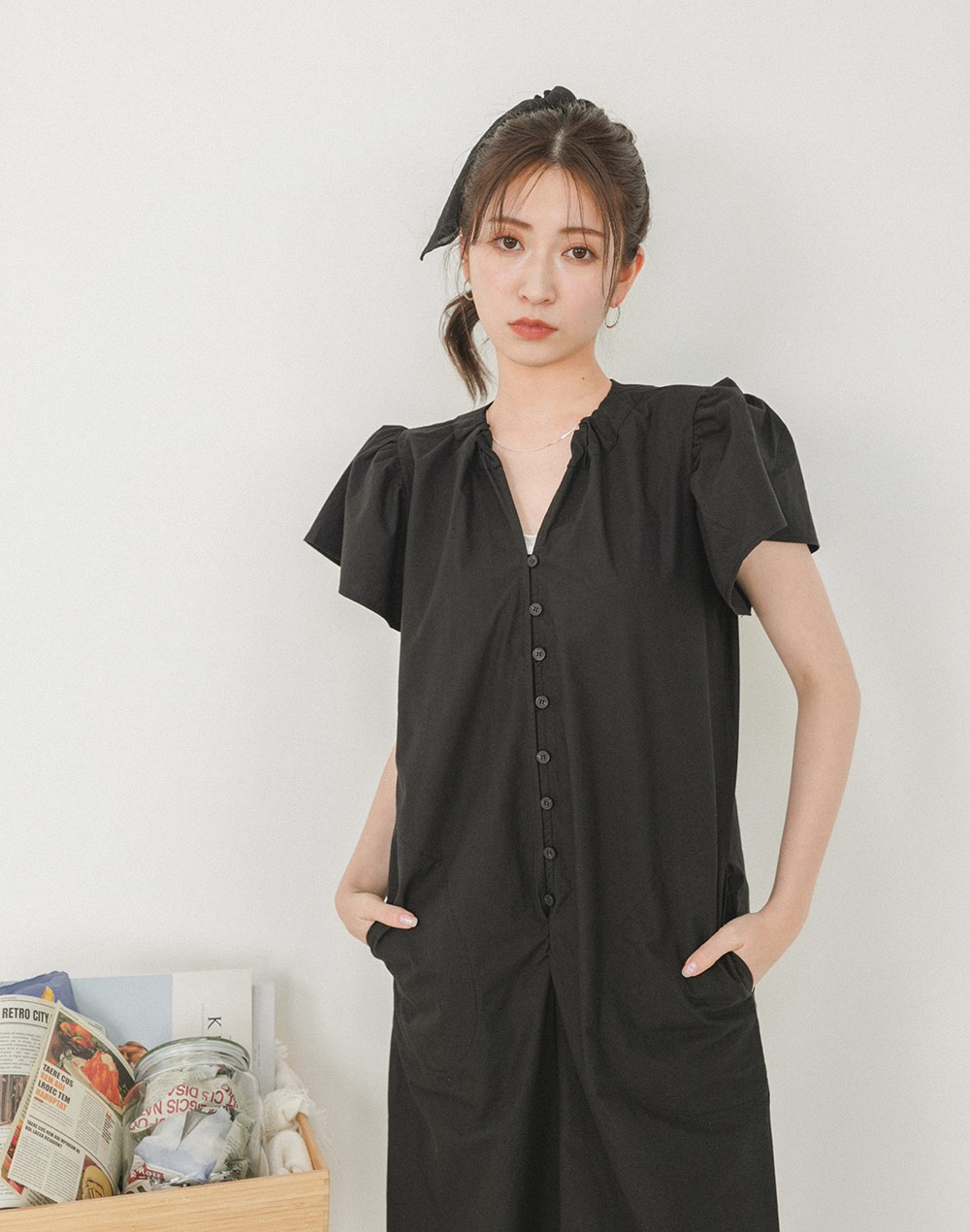frill sleeve jumpsuits | 詳細画像11