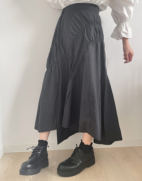 アシンメトリーレイヤードスカート（スカート/スカート）| maki.harumaki | 東京ガールズマーケット