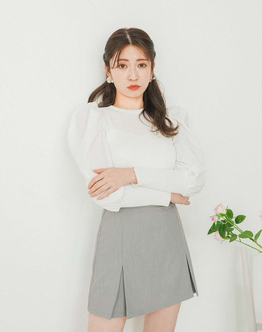 power shoulder knit | 詳細画像4