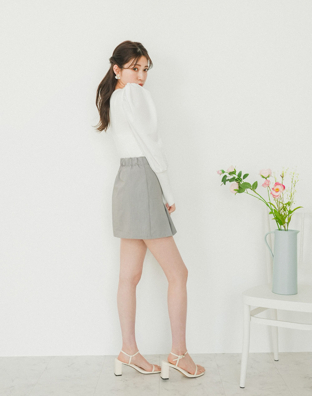 power shoulder knit | 詳細画像8