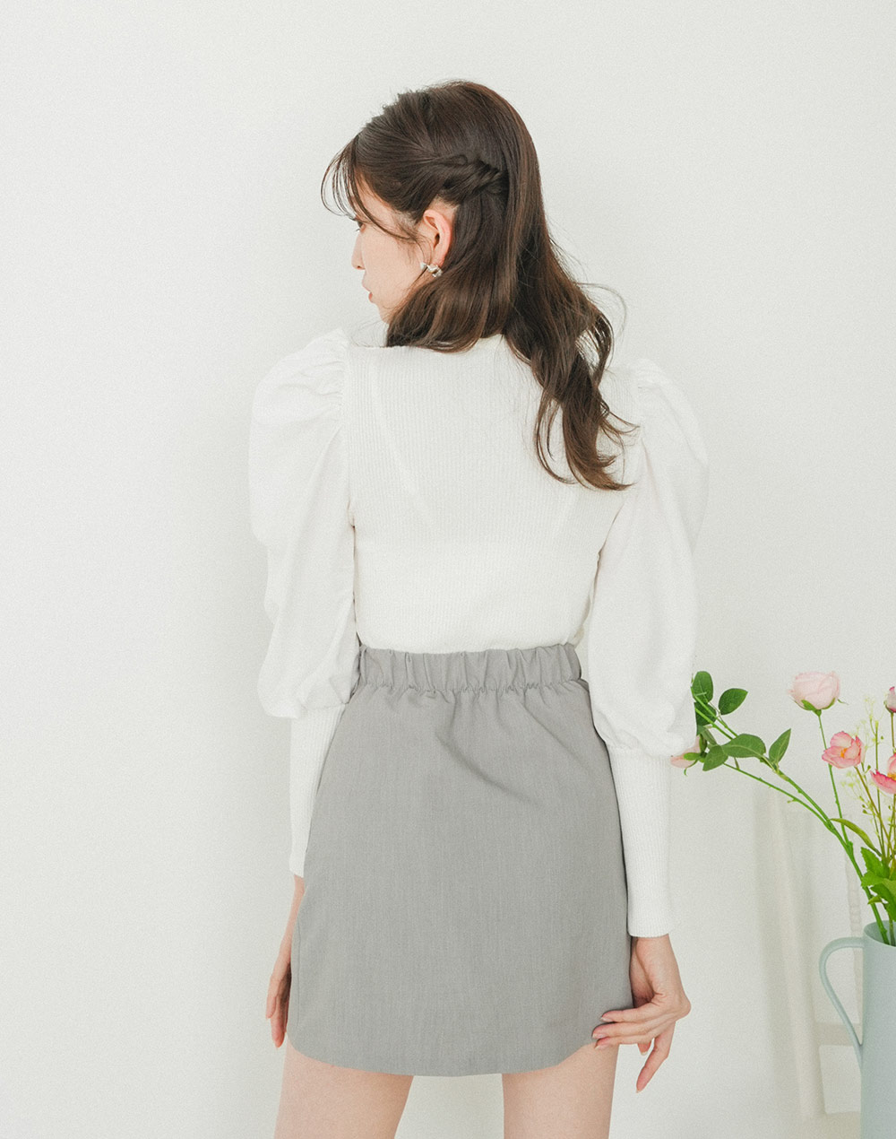 power shoulder knit | 詳細画像11
