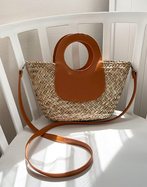 leather handle Basket bag（バッグ/バッグ）| 1016_kanako | 東京ガールズマーケット