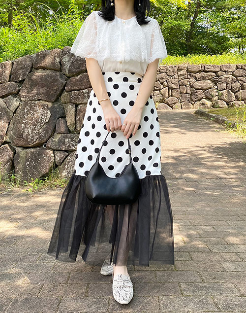 lace cape blouse（ブラウス/ブラウス）| ebimi_benizy | 東京ガールズマーケット